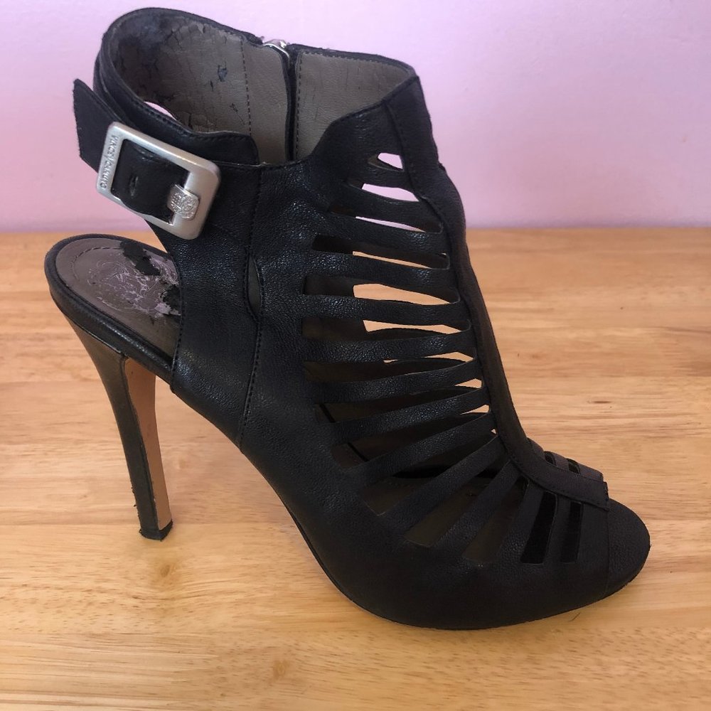 Vince Camuto open toe booties